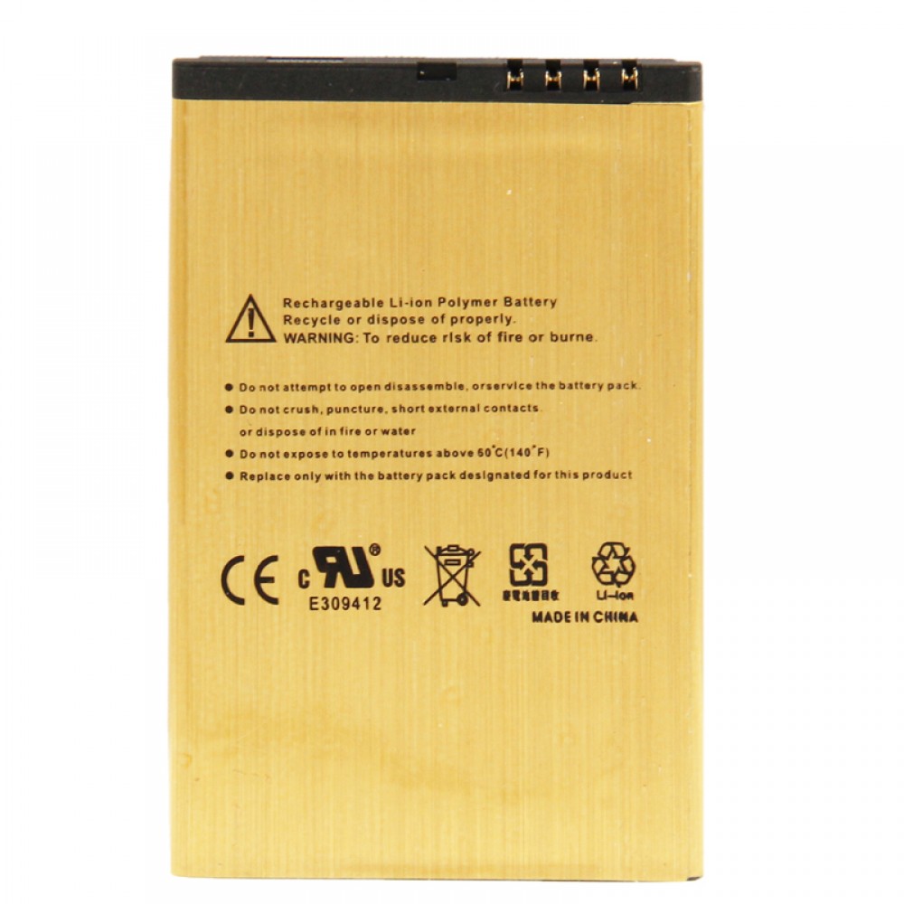 BF5X 2450mAh High Capacity Gold Business Battery for Motorola ME525 Other Replacement Parts Motorola ME525